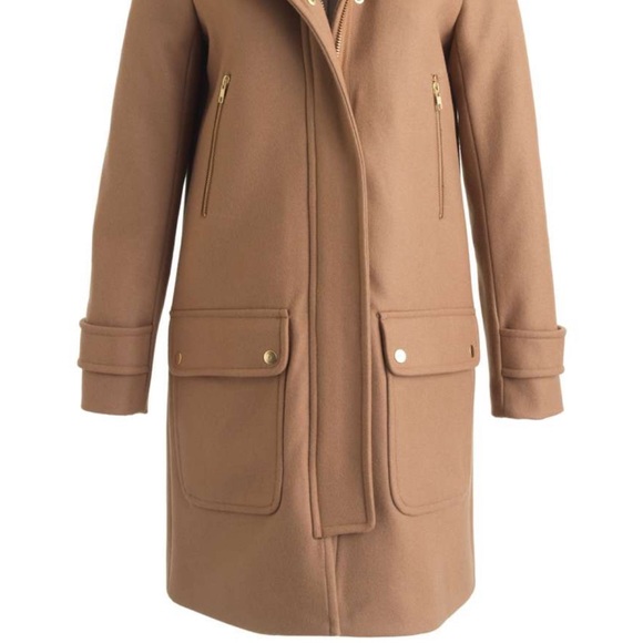 J.Crew Melton Wool Duffle Coat warm camel - Picture 5 of 6